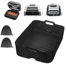 Fioxcomko Silicone Air Fryer Liner with Gloves for Ninja FG551/DG551/IG651 Smart Xl Indoor Grill Rectangular Air Fryer Liners Reusable Air Fryer Basket Liners Ninja Foodi Grill Accessories